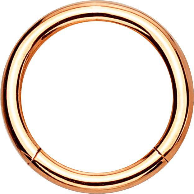 Star Piercing Micro Segmentring klappbar rosegold (ohne Messing, Titan G23)