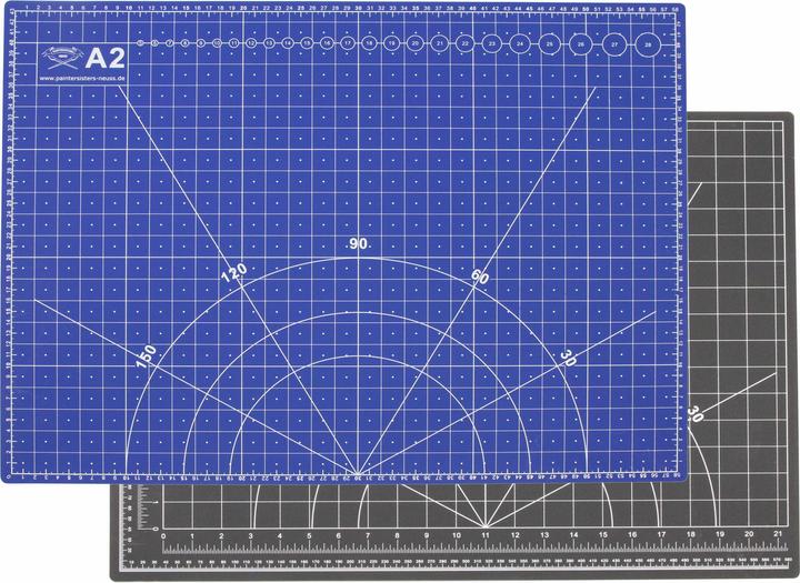 Snyderline Schneidematte A2 blau schwarz (45 x 60 cm)