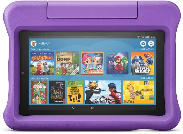 Immagine prodotto Amazon Fire 7 Kids Edition - 17,8 cm (7 pollici) - 1024 x 600 pixel - 16 GB - 1 GB - 1,3 G (7", 16 GB, Viola)