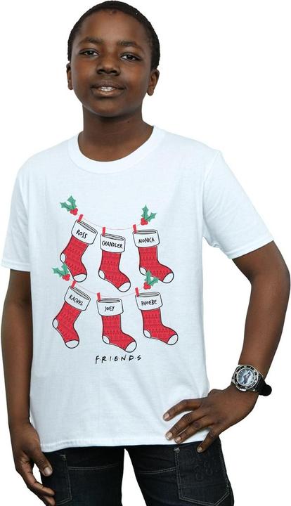 Immagine prodotto Friends Christmas Stockings Maglietta Ragazzi (152, 158)