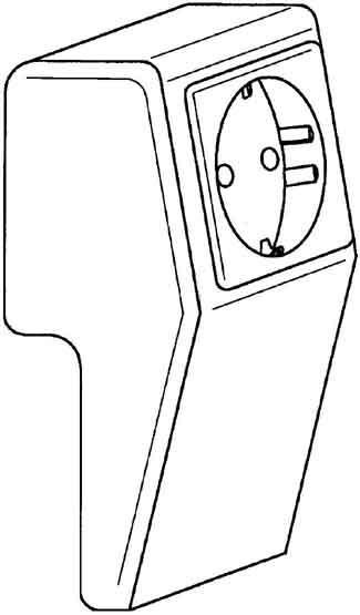 Actual product image Gewiss SLK device tank (7 cm)