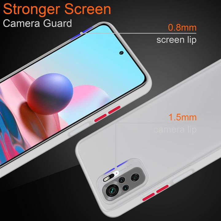 Produktbild Cadorabo Hybrid Matt Cover (Xiaomi Redmi Note 10S, Xiaomi Mi Note 10)