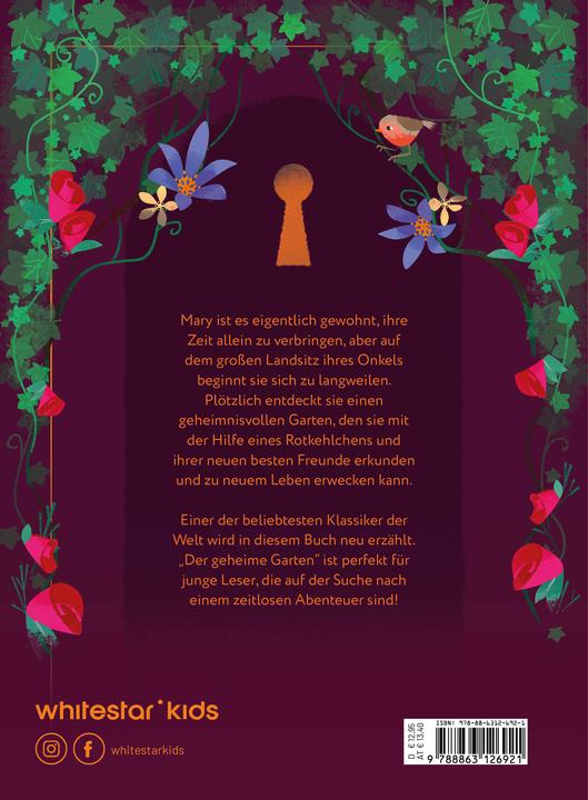 Immagine prodotto Der geheime Garten (Illustrierte Kinderbuchklassiker) (Tedesco, Sabine Werner, I bambini della Stella Bianca, Domenico Russo, 2024)