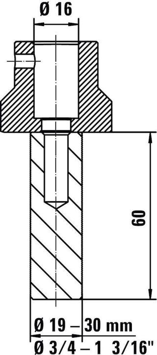 Actual product image Bessey Workbench adapter TW16AW20 (20 mm)