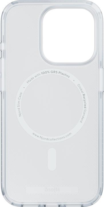 Actual product image Njord Slim Case 100% GRS MagSafe iPhone 15 Pro, Translucent (Apple iPhone 15 Pro)