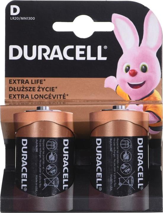Produktbild Duracell Extra Life (2 Stk., D)