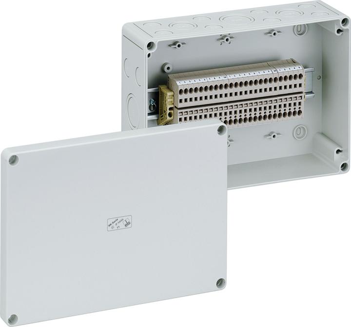 Actual product image Spelsberg RKi 4/25 SL-25x4q Terminal block enclosure 180 x 254 x 90 plastic grey 1pc. (Housing)