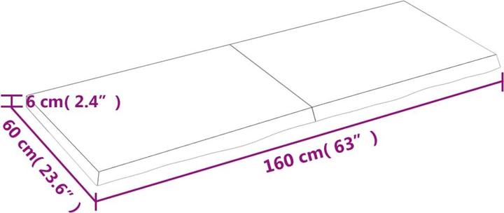 Actual product image VidaXL Emerald (160 x 6 x 60 cm)