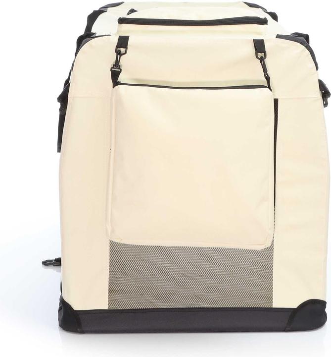 Image du produit Wiltec Fudajo Caisse de transport XXXL Pliable Beige 100x69x69cm Caisse chien Caisse voyage Caisse chat (Chien, Pliable)