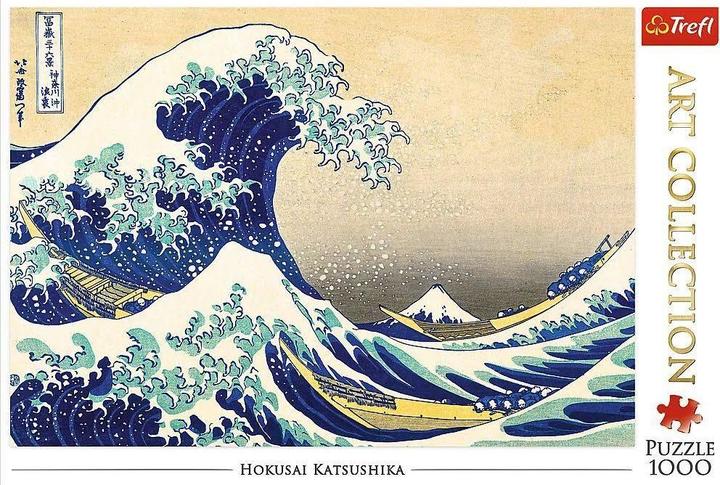 Actual product image Trefl The Great Wave off Kanagawa, Hokusai Katsushika (1000 pieces)
