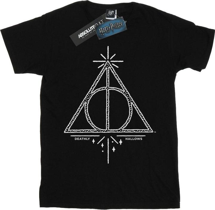 Image du produit - T-shirt DEATHLY HALLOWS SYMBOL - Fille (140, 146)