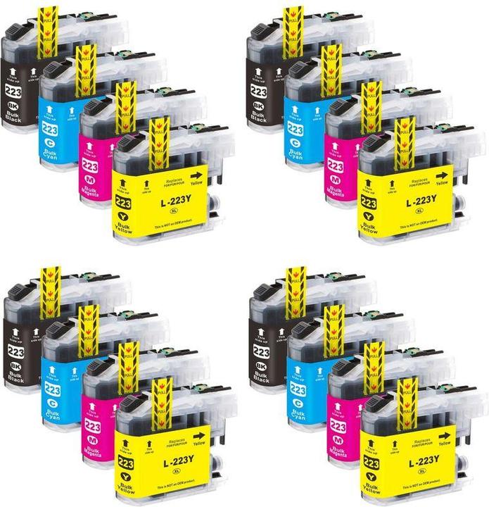 Actual product image Hermex Compatible Brother MFC-J5620DW ink cartridges (M, FC, C, Y)