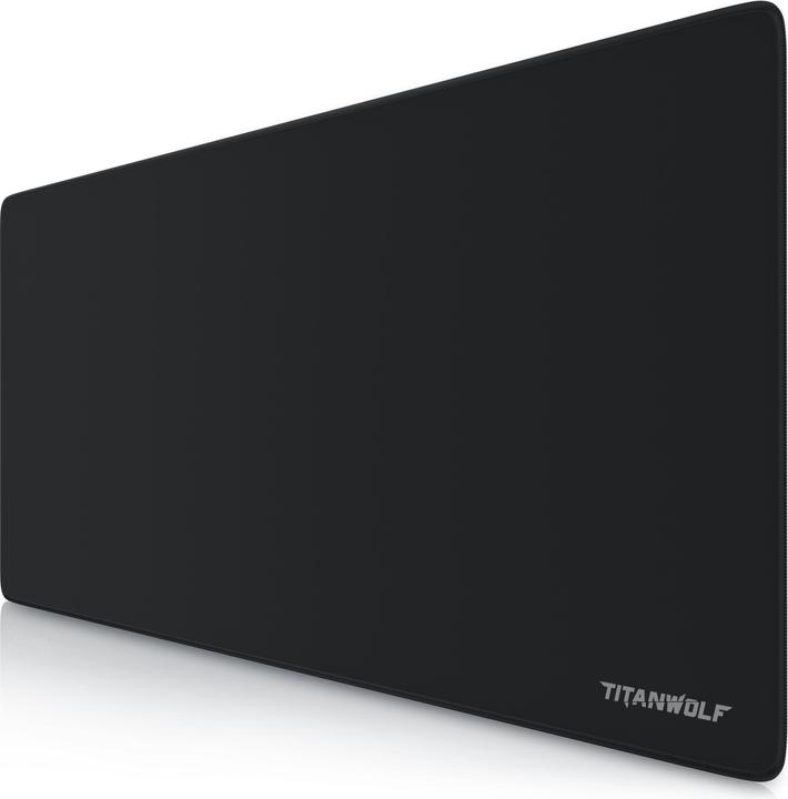 Titanwolf Gaming Mauspad, XXL Speed Gaming Mausmatte / Extragrosse Fläche von 900 x 400mm, Logo (Wide)