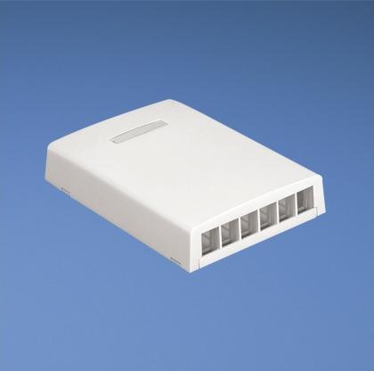 Actual product image Panduit NK6BXIW-AY, White,, Keystone module, 119.4 mm, 32 mm