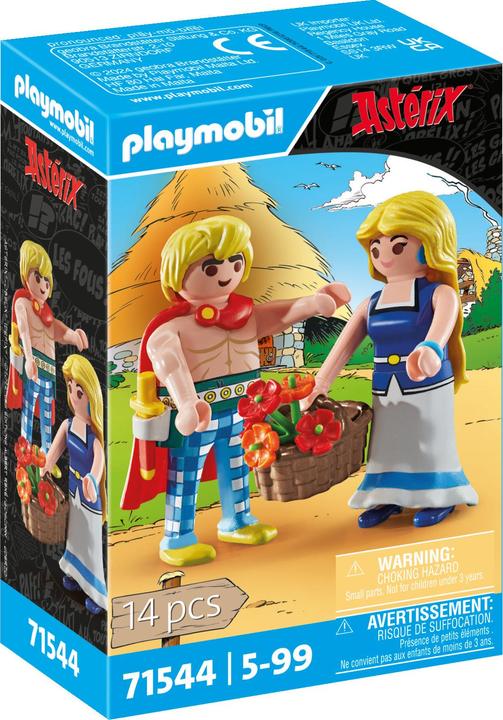 Actual product image Playmobil Asterix: Tragicomix and Falbala (71544, Playmobil Asterix)