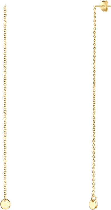 Actual product image Glanzstücke München Ladies Circle Sterling Silver Yellow Gold - 31410 (Sterling Silver)