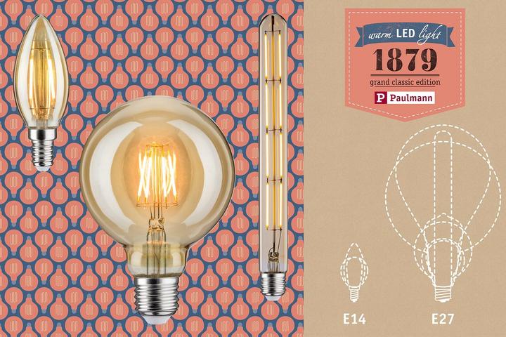 Actual product image Paulmann Candle Vintage (E14, 2 W, 160 lm, 1 x)