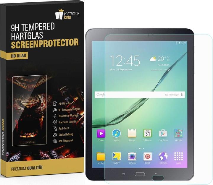 Actual product image Protectorking 4x real tempered 9H armoured glass 3D CLEAR (4 Piece, Galaxy Tab S2 9.7)