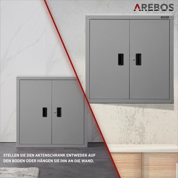 Actual product image Arebos File cabinet (90 x 40 x 90 cm)