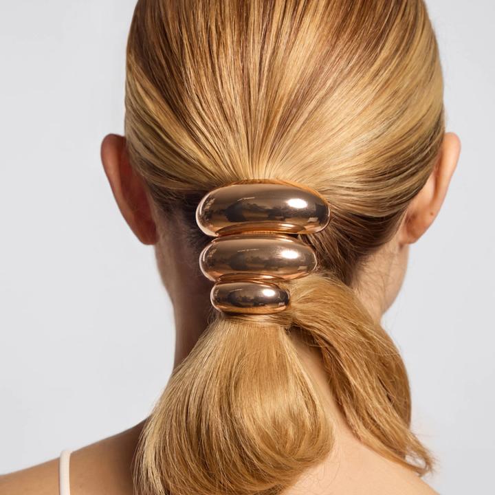Produktbild Kitsch Haarband Metallwolke Gold L
