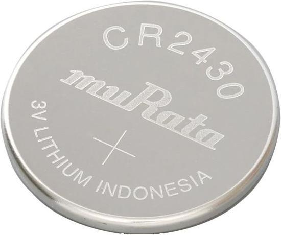Productafbeelding Murata Lithium knoopcel (5 Pcs., CR2430, 300 mAh)