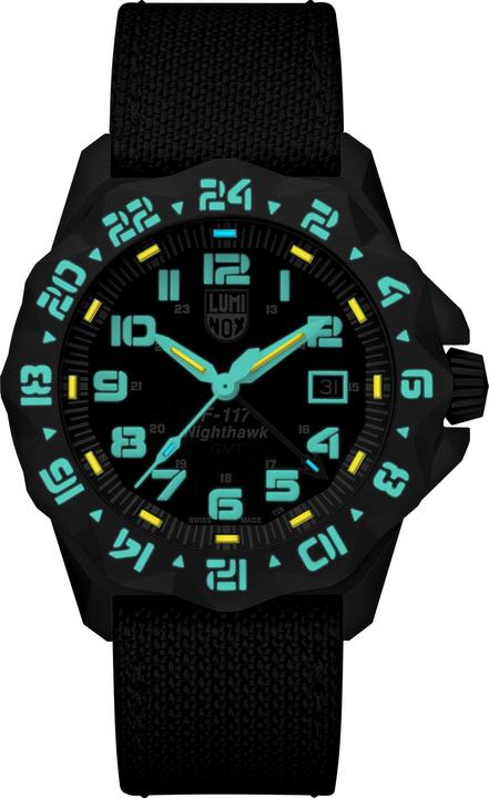 Immagine prodotto Luminox F-117 Nighthawk 6400 Series (Orologio da polso analogico, Orologio sub, Fatto in Svizzera, 44 mm)