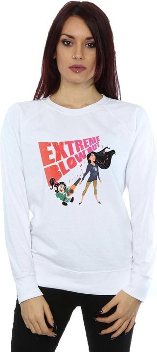 Actual product image Disney Womens/Ladies Wreck It Ralph Pocahontas And Vanellope Sweatshirt (M)