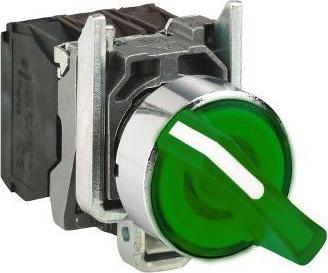Image du produit Schneider Electric Ill Commutateur sélecteur 3P vert 1NO/1NC 23V