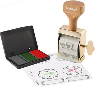 Actual product image Trodat Stamp pad "Homemade" 3-coloured