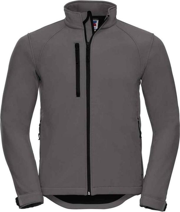Actual product image Russell Mens Plain Soft Shell Jacket (XL)