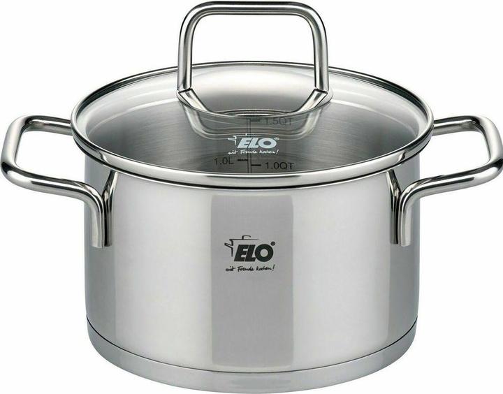 Produktbild ELO Stahlwaren Kochtöpfe (16 cm, Kochtopf, Edelstahl)