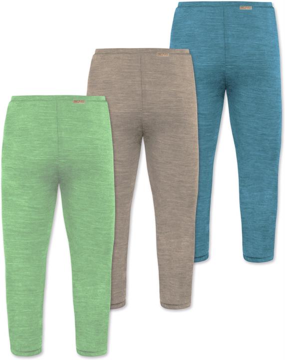Produktbild Normani 3er Pack Baby Merino Unterhose mit Füssen - 9543 (68)