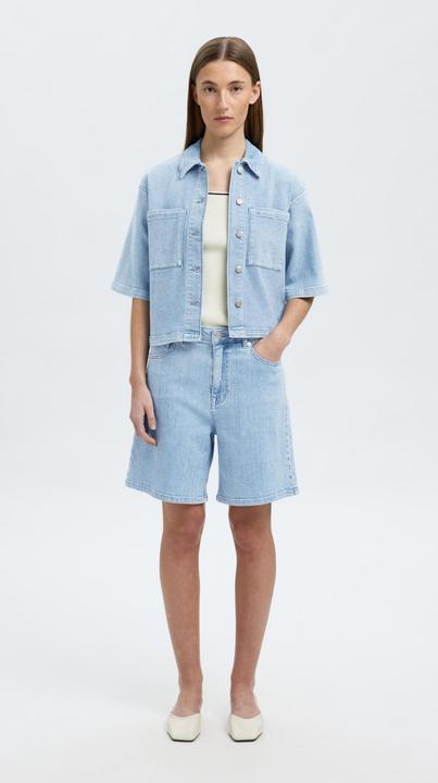 Actual product image Selected Homme High Waist Jeansshorts (36)
