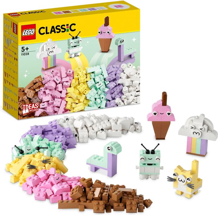 Actual product image LEGO 11028 Pastel Creative Construction Set (11028, LEGO Classic)