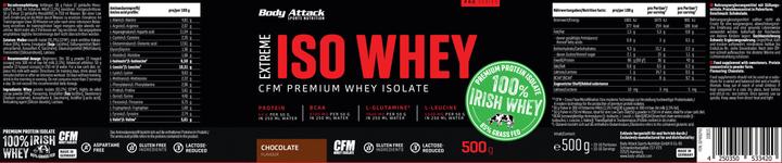Actual product image Body Attack Extreme Iso Whey Professional (Neutral, 1 pcs., 1800 g)