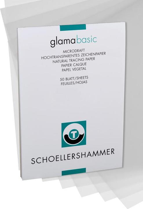 Produktbild Schoellershammer Transparentpapier Block Glama Basic (40 g/m², 1 x)