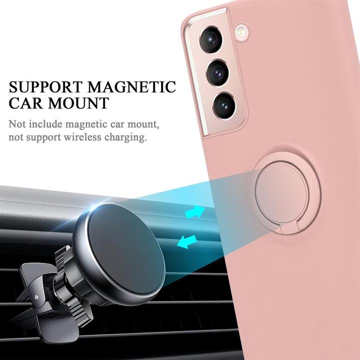 Actual product image Cadorabo TPU Liquid Ring Silicone Case Cover (Samsung Galaxy S21 5G)