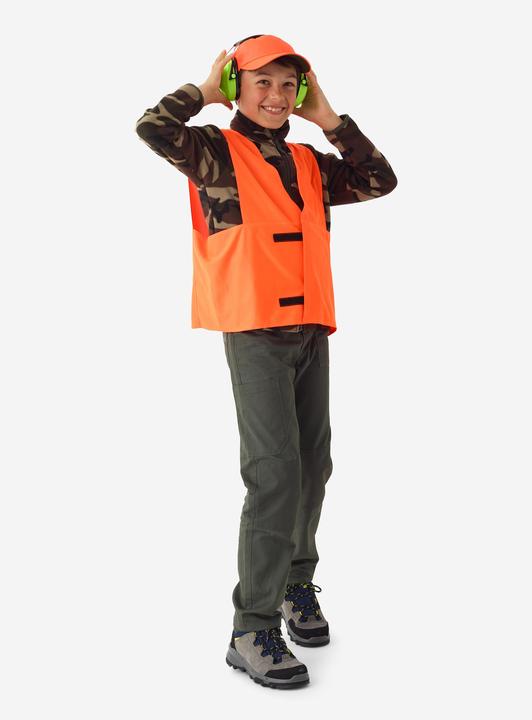 Image du produit Solognac Pantalon 500 résistant enfants vert (14, 15, 16)