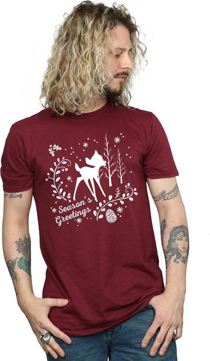 Disney Bambi Christmas Greetings TShirt (S)