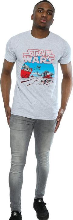 Actual product image Star Wars Mens The Last Jedi Action Scene T-Shirt (XXL)
