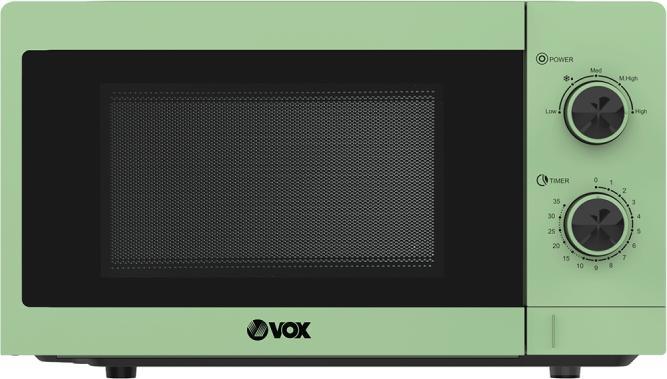 Vox microvawe Backofen M32G (20 L, Leistung: 700 W, grün) (20 l)