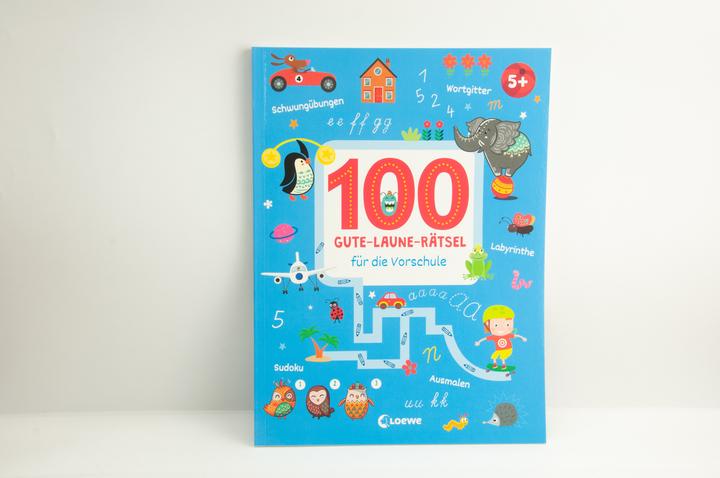 Produktbild 100 Gute-Laune-Rätsel für die Vorschule (Deutsch, Elena Hein, Loewe Kreativ, Loewe Lernen und Rätseln, 2020)