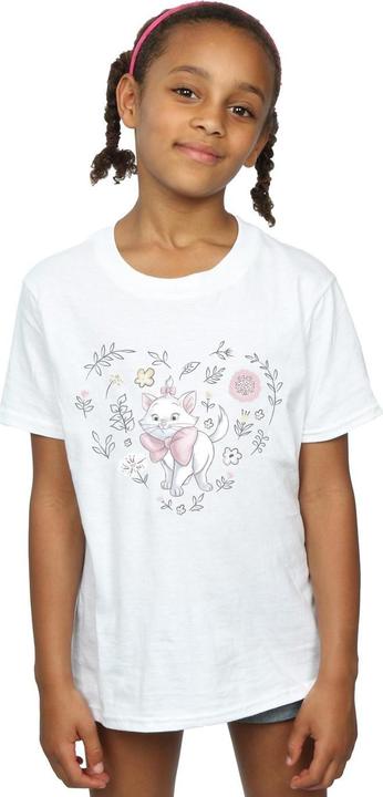 Immagine prodotto Disney The Aristocats Marie Heart Maglietta Ragazze (152, 158)
