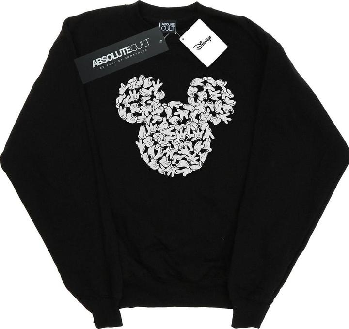 Disney Mickey Mouse Head Of Hands Sweatshirt (S)