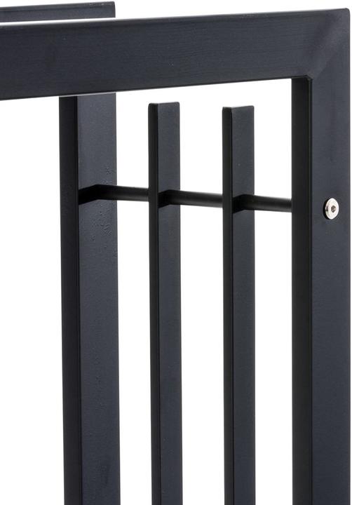 Produktbild Swisshandel24 Kaminholzständer Skadi 25x40x150, schwarz