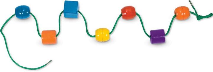 Image du produit Melissa & Doug Premières perles de bois à enfiler