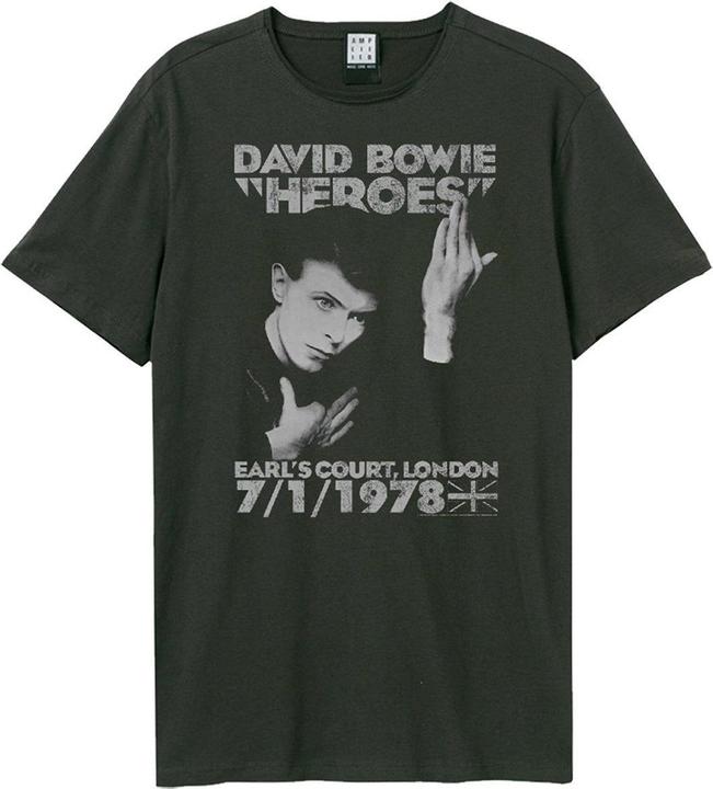 Immagine prodotto Amplified Heroes 1978 Maglietta David Bowie Adulto Unisex (XXL)