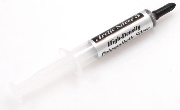 Actual product image Arctic Silver Sidabrinis AS5, 12g heat sink compound Thermal compound 350000 W (9 W/m K, 12 g)