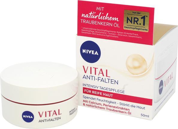 Actual product image NIVEA Vital Day Cream 50ml (Crème, 50 ml, Day)