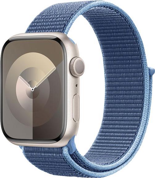 Actual product image Crong Nylon - Sport Strap for Apple Watch 42/44mm ocean blue (44 mm, 42 mm, Durable nylon)